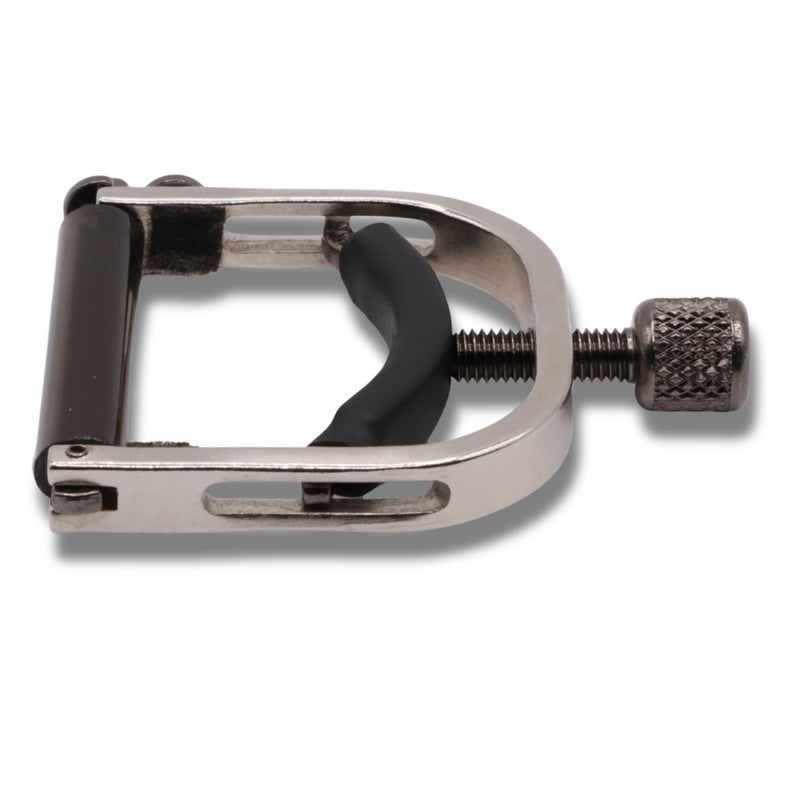 PAIGE Banjo, Mandolin & Ukulele Capo â€“ Nickel-Plated Steel, Handcrafted in USA â€“ Adjustable Center Tension for Clean Sound (Capo- Paige) - Image 4